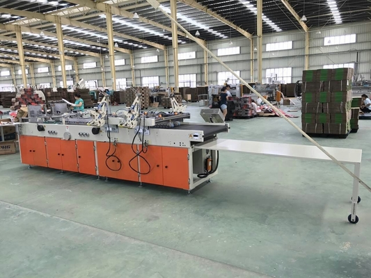 Ζαρωμένη CE μηχανή 100m/min Gluer φακέλλων κιβωτίων χαρτοκιβωτίων με τα ελεύθερα ανταλλακτικά