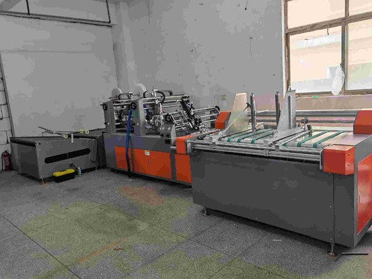 Συσκευασία της ζαρωμένης μηχανής 70m/min 6600*2100*1600mm Gluer φακέλλων κιβωτίων